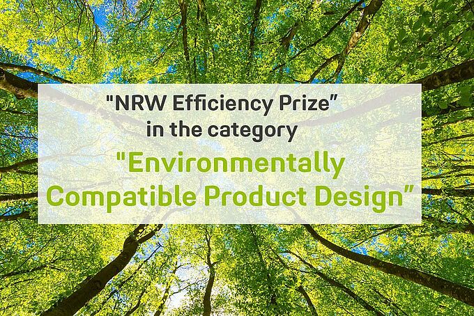 该公司被授予“环境兼容产品设计”类别的“ NRW效率奖”  - 由NRW环境部长BärbelHöhn在杜塞尔多夫（Düsseldorf）颁发。“loading=