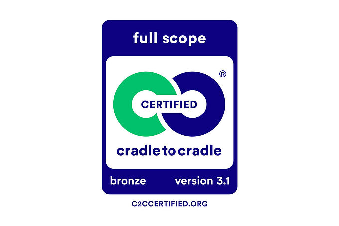 A Milestone for the future: Cradle to Cradle Certified® Bronze