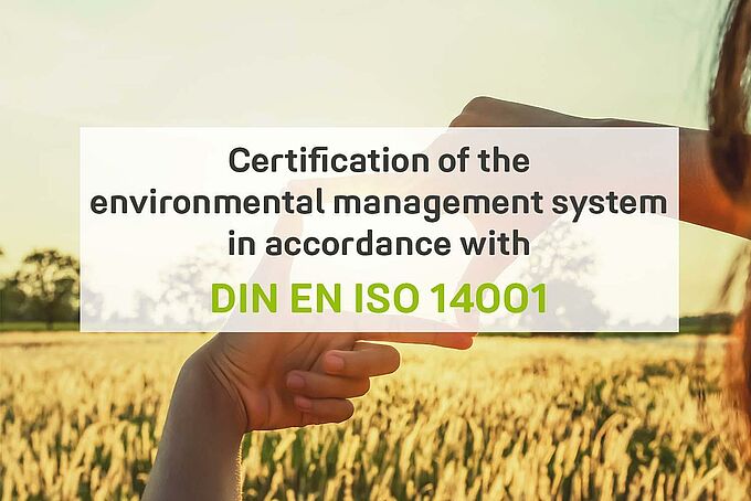 根据DIN EN ISO 14001的环境管理系统认证“loading=