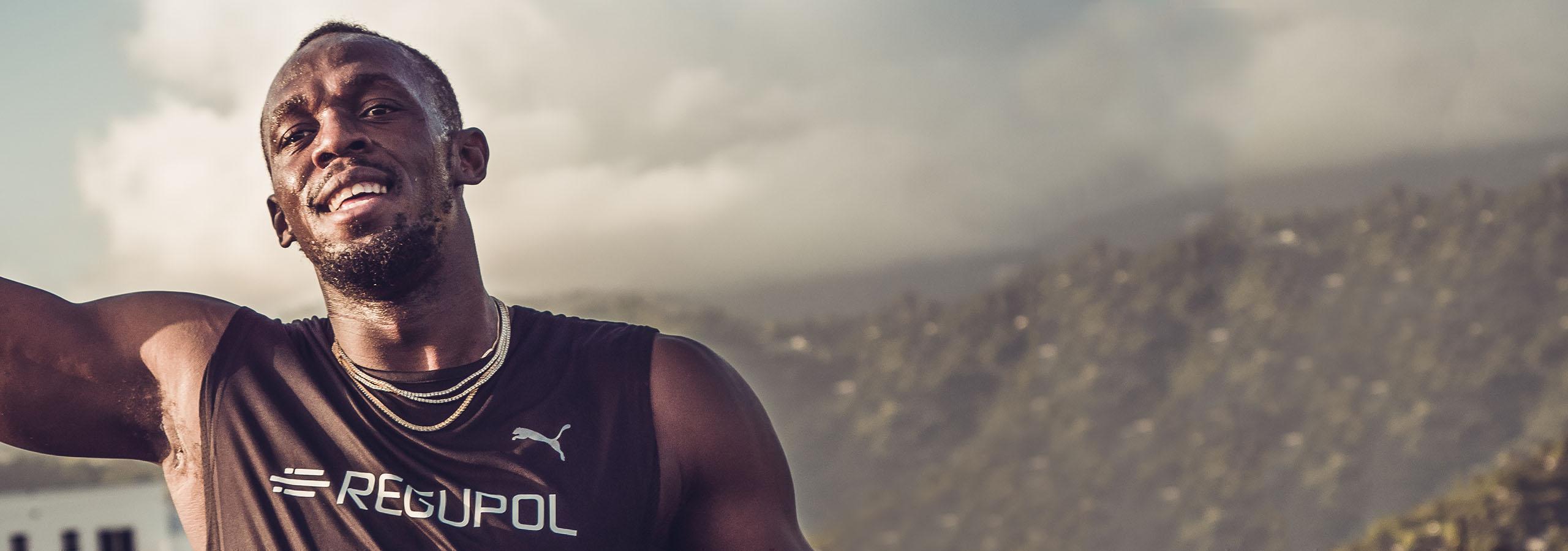 Usain Bolt for REGUPOL Usain螺栓用于雷普尔bob综合手机版官网登录
